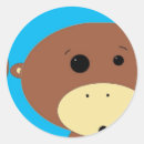 Search for monkey tags stickers Brown