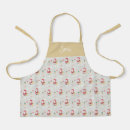 Search for santa claus aprons Red