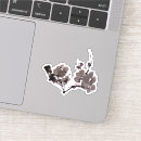 Search for japanese watercolor stickers Black and white