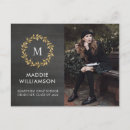 Search for wreath graduation invitations Chalkboard
