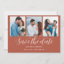Search for photo collage save the dates Terracotta