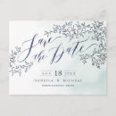 Search for teal blue save the dates Calligraphy