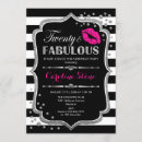 Search for pink black and silver glitter invitations For her