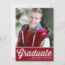 Search for bold reds invitations Graduate