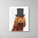 Search for spaniel canvas prints Steampunk