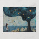 Search for blue house postcards Ai generated