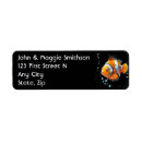 Search for tropical fish return address labels Cute