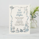 Search for fun rehearsal dinner invitations Retro