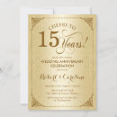 Search for 15th anniversary invitations Damask