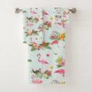 Search for pink flamingo bath towels Flowers