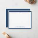 Search for masculine note cards Monogrammed