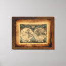 Search for old world map canvas prints Historic designs
