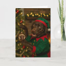 Search for labrador christmas cards Chocolate lab