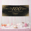 Search for 100th birthday banners 100 years old