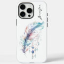Search for watercolor feather cases Girly