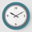 Search for grey and turquoise clocks Simple