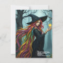 Search for magic spells postcards Witch