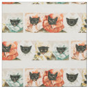Search for vintage cat fabric Halloween