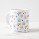 Search for cute cloud mugs Rainbow