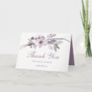 Search for purple bridal thank you cards Watercolor