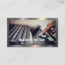 Search for sound engineer business cards Audio
