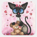 Search for valentine cat stickers Valentines