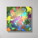 Search for stained glass canvas prints Colourful