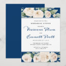 Search for navy blue rehearsal dinner invitations Calligraphy