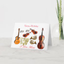 Search for musical instrument birthday cards Cello