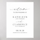 Search for white wedding posters Elegant