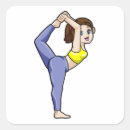 Search for stretching stickers Yoga