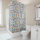 Search for mondrian shower curtains Abstract