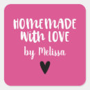 Search for homemade with love stickers Baking