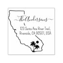 Search for tropical return address rubber stamps California
