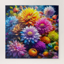 Search for colourful watercolor art puzzles Flowers
