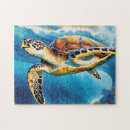 Search for turtle puzzles Watercolor