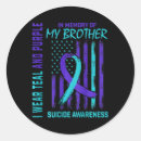 Search for teal awareness ribbon stickers Bpd