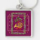 Search for french horn key rings Gold
