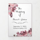 Search for burgundy wedding programmes Formal