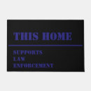 Search for thin blue line doormats Enforcement
