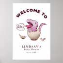 Search for dinosaur welcome signs Pink