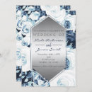 Search for blue winter wedding invitations Floral