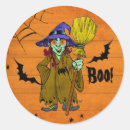 Search for cartoon witch stickers Broom