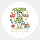 Search for frog teacher stickers Back to school