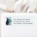 Search for flower basket return address labels Vintage