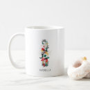 Search for letter i mugs Floral