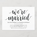Search for post marriage party invitations We eloped