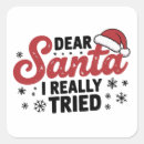 Search for i tried it stickers Santa