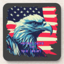 Search for white pride coasters Usa flag