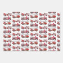 Search for firetruck wrapping paper Fireman
